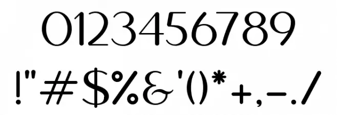 Quesha Font OTHER CHARS