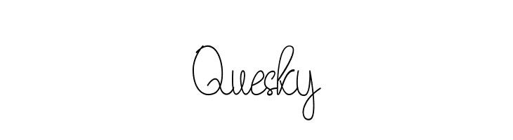 Quesky  Frei Schriftart Herunterladen