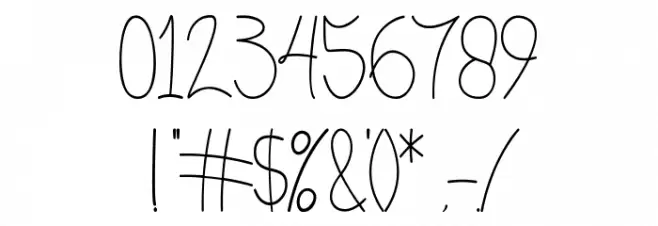 Quesky Font OTHER CHARS