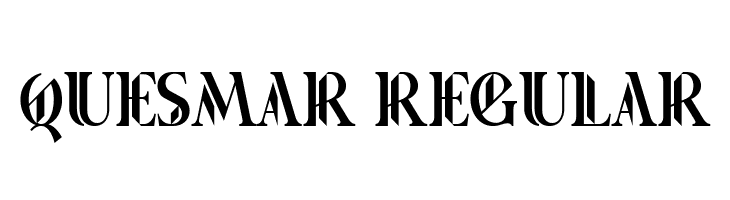 Quesmar Regular  Frei Schriftart Herunterladen
