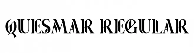 Quesmar Regular  Frei Schriftart Herunterladen