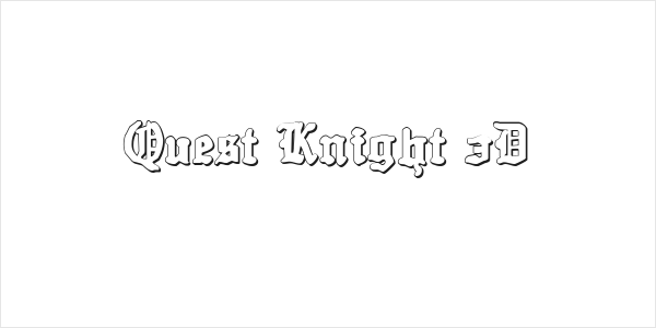 Quest Knight 3D Logo