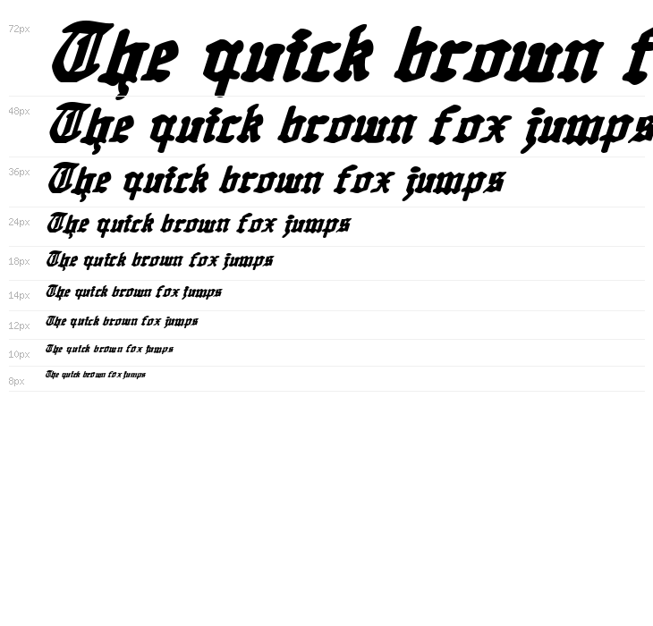 Quest Knight Italic Waterfall