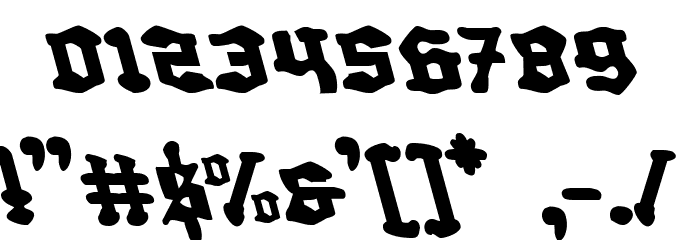 Quest Knight Leftalic Font OTHER CHARS