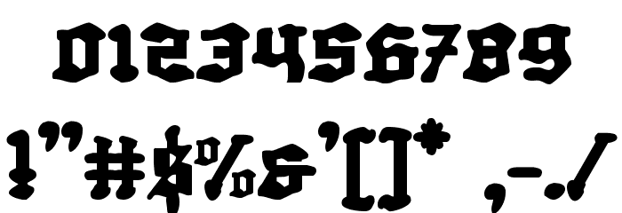 Quest Knight Font OTHER CHARS
