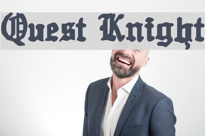 Quest Knight Font examples