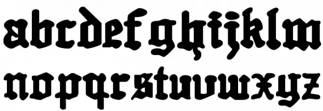 Quest Knight Caratteri MINUSCOLO