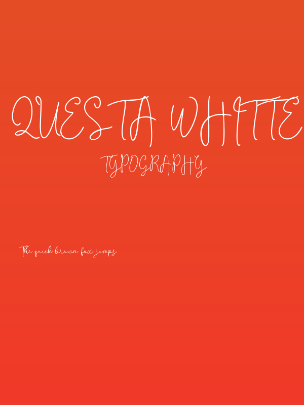 Questa Whitte Poster