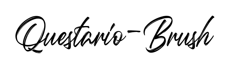 Questario-Brush  Frei Schriftart Herunterladen