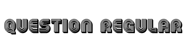 Question Regular  Frei Schriftart Herunterladen