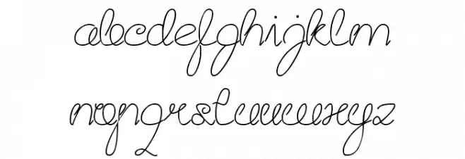 Question of Science Schriftart Kleinbuchstaben