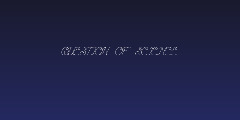 Question of Science Social Header