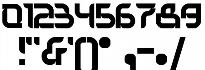 Question of time simple Font OTHER CHARS