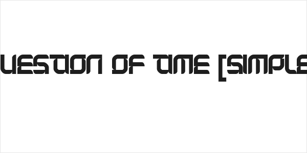 Question of time [simple] Logo