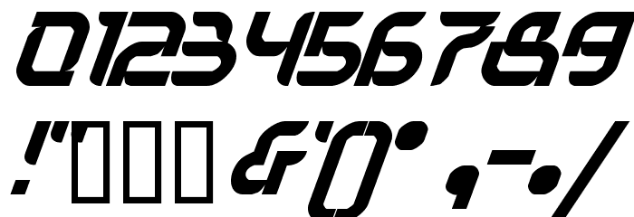 Question of time Font OTHER CHARS