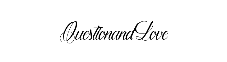 QuestionandLove Font