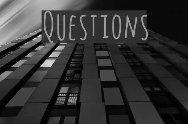 Questions Font examples