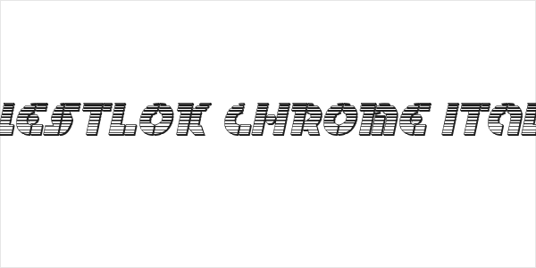 Questlok Chrome Italic Logo