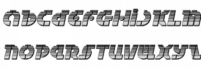 Questlok Chrome Italic फ़ॉन्ट लोअरकेस