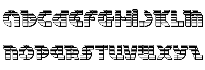 Questlok Chrome Font LOWERCASE