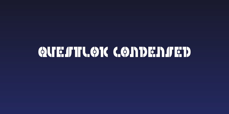 Questlok Condensed Social Header