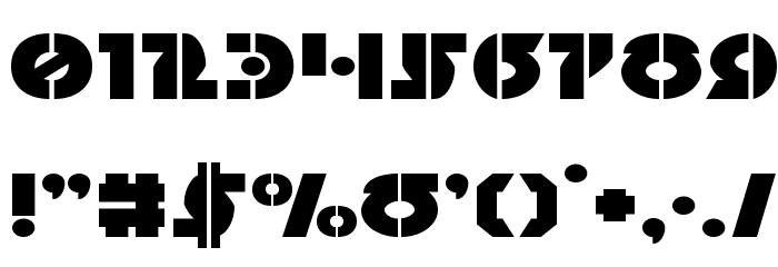 Expanded font