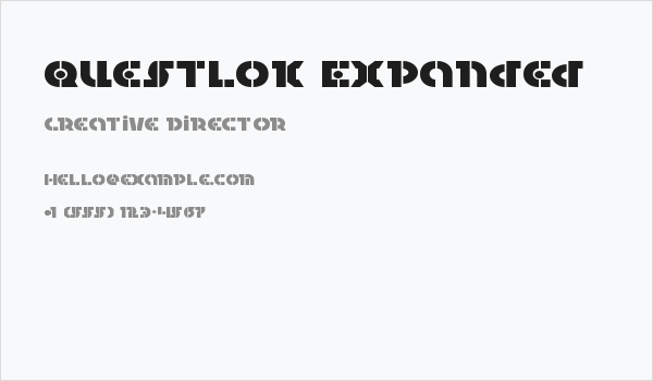 Questlok Expanded Business Card