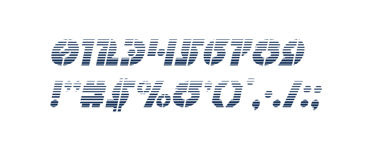 Questlok Gradient Italic Other Characters