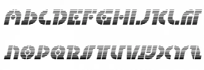 Questlok Gradient Italic Schriftart Groß