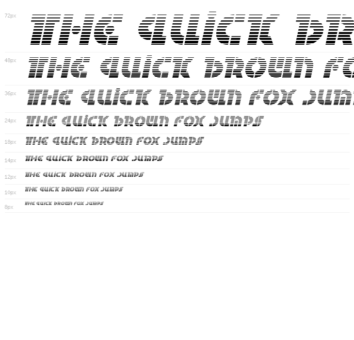 Questlok Gradient Italic Waterfall