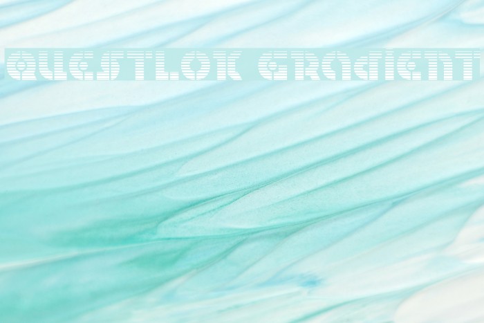 Questlok Gradient Font examples