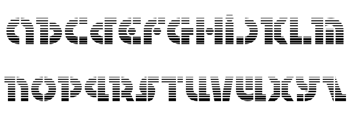 Questlok Gradient Font LOWERCASE