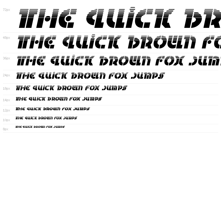 Questlok Halftone Italic Waterfall