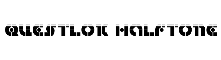 Questlok Halftone  font caratteri gratis