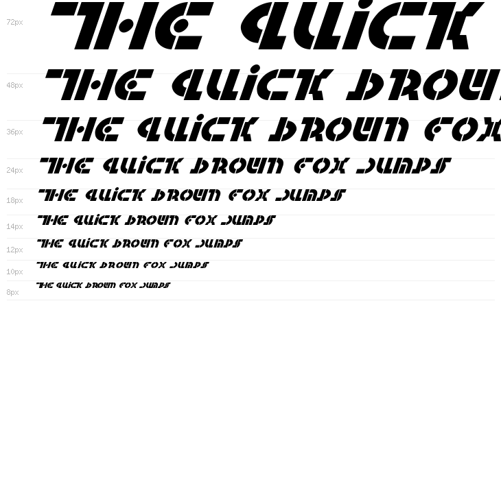 Questlok Italic Waterfall