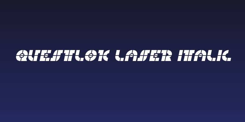 Questlok Laser Italic Social Header