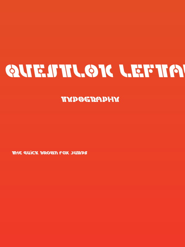 Questlok Leftalic Poster