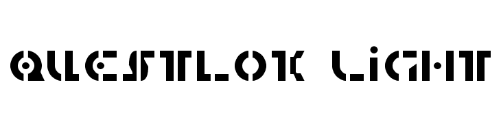 Questlok Light Font