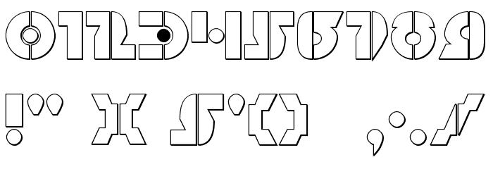 Questlok Shadow Font OTHER CHARS
