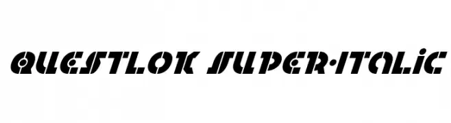 Questlok Super-Italic 