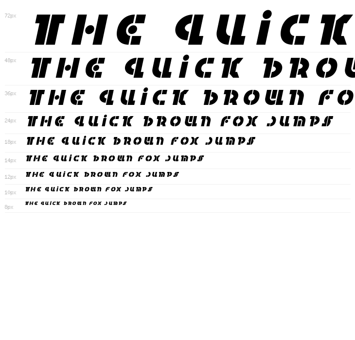 Questlok Title Italic Waterfall