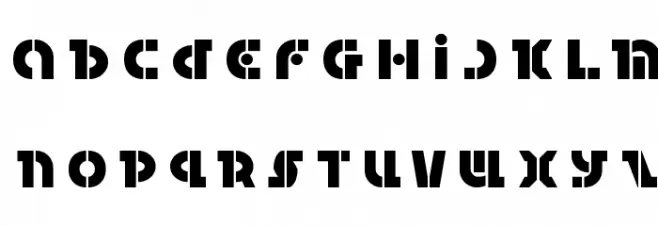 Questlok Title Schriftart Kleinbuchstaben