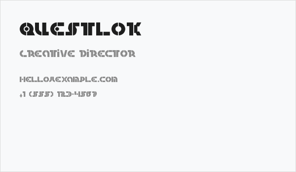 Questlok Business Card