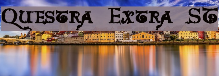 Questra Extra ST Font examples