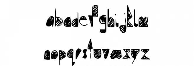 QuestraDoodle خط أحرف صغيرة