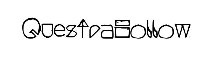 QuestraHollow  免费字体下载