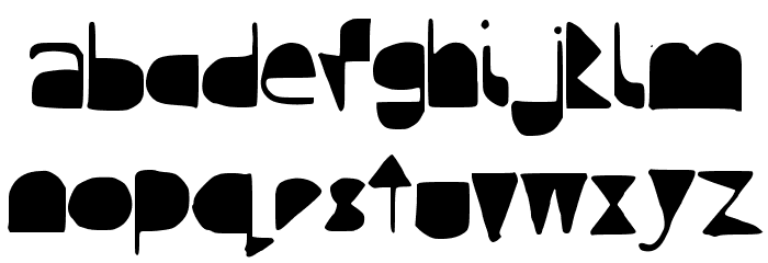 QuestraSolid Font LOWERCASE