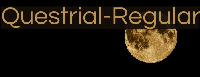 Questrial-Regular Font examples