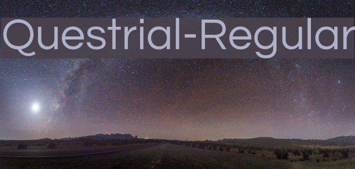 Questrial-Regular Font examples