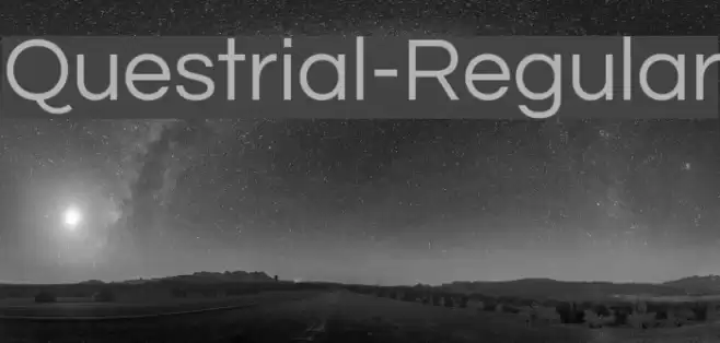 Questrial-Regular Font examples